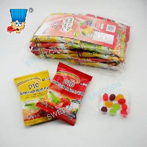 Fruit Shape Flavored  Gummy   Soft   Candy  Sweets