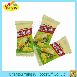 Halal candy gold rich durian milk flavor hard candy