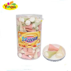 Packed  Jar  Ice  cream  Strawberry Jelly filled marshmallow