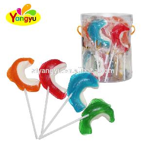  Cheap   Fish  Shape Fruits Candy lollipop