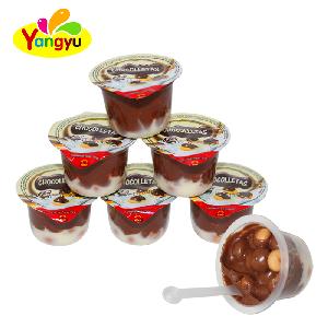 20g Big Chocolate Cup With Mini Biscuit Ball
