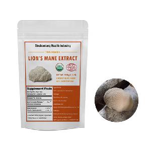 100% Pure Natural Organic Lion's Mane Mushroom Extract Powder