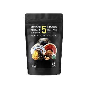 Private Label 5 in 1 Reishi ,Chaga,Shiitake,Maitake,Turkey Tail Mushroom Extract Powder Mix