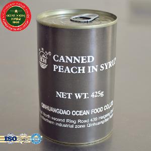 Canned fruit Canned peaches in syrup long shelf life