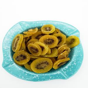 Natural Preserved Fruit Snacks Dried Fruit Dried Kiwi in Yellow
