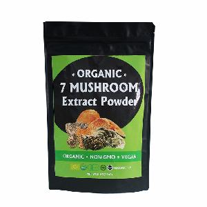 7 in 1 Real Herbal Mushroom Fruiting Body Mix Powder Ganoderma Chaga Cordyceps sinensis lion s maneExtract Mushroom Powder
