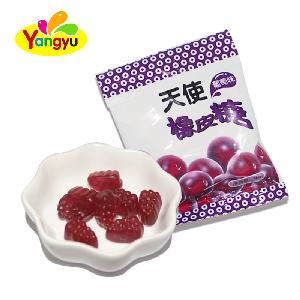 Wholesale Fast Food Halal Fruity Grape Flavors Gummy Chewy Candy