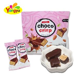 China Factory Chocolate  Coated   Nuts  Crisp Candy