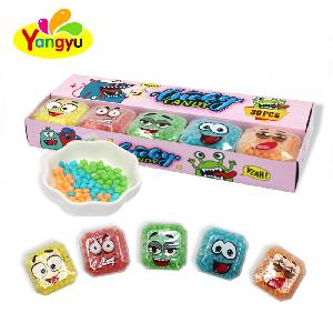 Candy Supplier Smile Face Sour Fruity Flavors Soft Gummy Candy