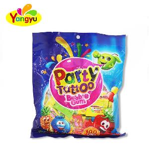 JWD Best Bag Packing Party Tattoo Bubble Gum