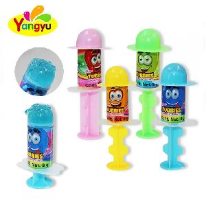 Wholesale Syringe Tubbies Crazy Hair Liquid Jam Candy