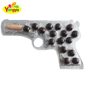 Gun Shape Chocolate and Biscuit