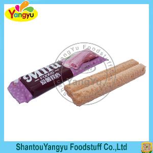 Crispy Double Center Filled Egg Roll Good Price Biscuit Cookies