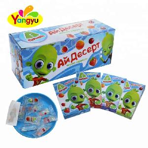 New Style Delicious Custom Healthy Mini Fruit Jelly Cube With Tattoo