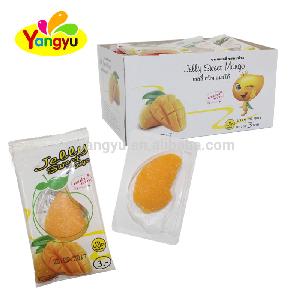Jelly Mango gummy candy with mini mango shape