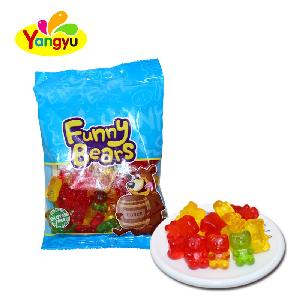 Colorful Funny Bears Soft Gummy Candy