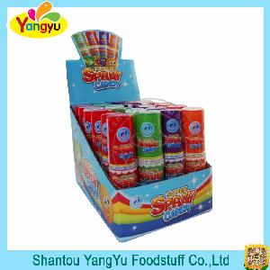 Custom size suit for children funny sour flavours spray candy