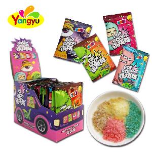 Halal Candy Colorful Fruit Flavors Sweet Magic Popping Candy