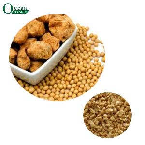 Food grade small granules irregular good quality  tvp  textured  soy  protein