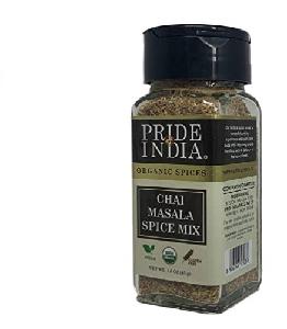 Organic Chai Masala Tea Spice Mix (1.60 OZ, 45 gms) Jar