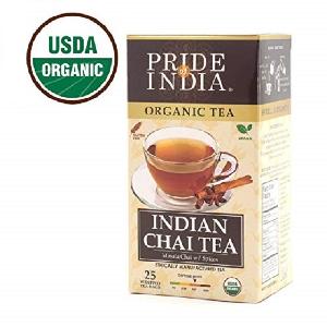 Pride Of India - Organic Indian Masala Spice  Chai   Tea - Bulk Pack (500  Tea  Bags) - Blend of Assam Black  Tea    5 Vegan Mulling