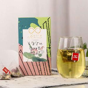 Apple wax gourd and lotus leaf Tea 15  bags per pack  loss weight smiling herb  detox  cup s tea