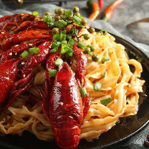 you ni yi mian 232g*18bags hot spicy crayfish  instant Stir Noodles Chinese healthy  snack food