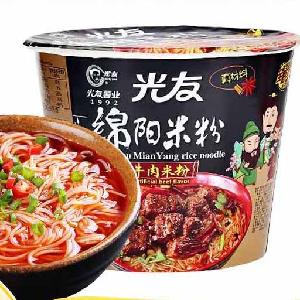 135g*12 boxes rice vermicelli  noodles mi fen Instant Ramen  Chinese Sichuan food snack