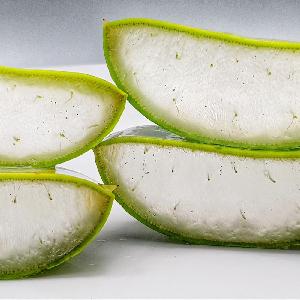 Aloe vera gel dices from Thailand