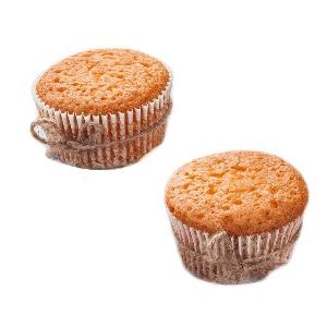 High-quality caramel cream muffin cake
