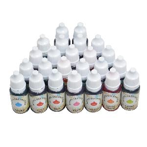 Natural Food Grade Water and  Oil for  Food Coloring 10g 24 color