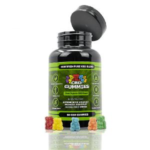 Hemp giant CBD  gummy    bear   vitamin cannabidiol cbd sweets for pain relief and anxiety