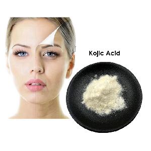 Wholesale  Skin   Whitening  Cosmetic Grade CAS 501-30-4 99% Kojic Acid Powder