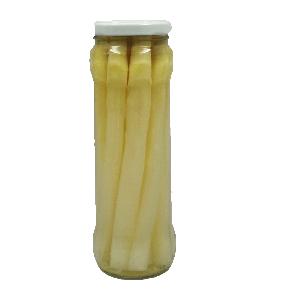370ml high quality China canned white asparagus spears in glass jar