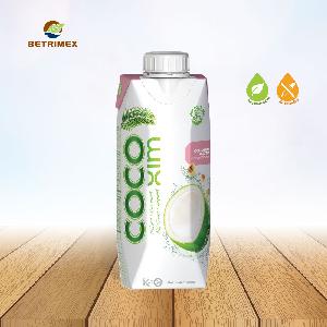 COCONUT WATER WITH LOTUS SEED FLAVOR IN TETRA PAK