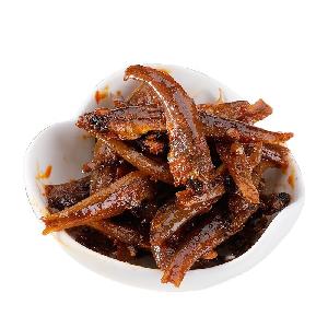 Crispy fish anchovies snack food storage products healthy food organic