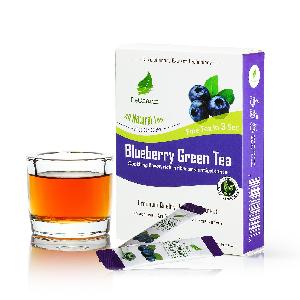 Ice Classic Versatile Dramatic Juicy Delicious Inviting Original Soothing Vital Blueberry Green Tea 10 Sachets/ Can