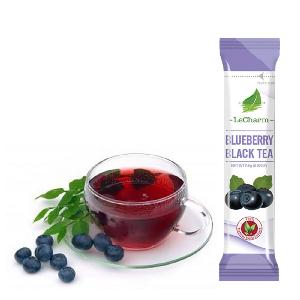 Chinese Organic Fruit Tea Extract Powder Blueberry Tea With ingredients of Black tea
