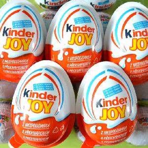 American standard quality Kinder Joy, Kinder Surprise, Kinder Bueno / kinder surprise chocolate