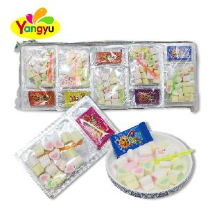 Halal New Child love shape  marshmallow with popping candy
