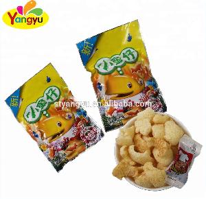 Fish Shape Chips With Tomato Sauce Crisp Snack Chips for Kids Candy