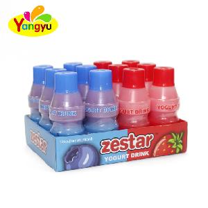 Healthy  Fruit  Flavored  Juice   Drink  in small  bottl e