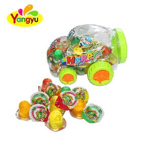 Happy time jelly cup candy in mini car