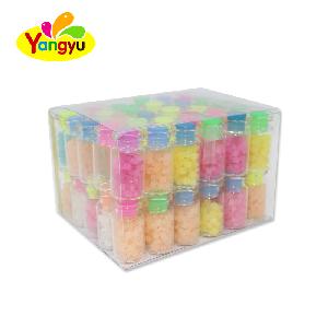 Multi Coloful Star Fruity Hard Candy Packing In Wishing Bottle