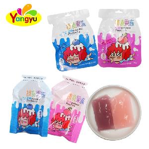 New Item Blueberry Peaches Fruity Flavor Jelly Candy Healthy Jelly Fruit Kids Candy Snacks