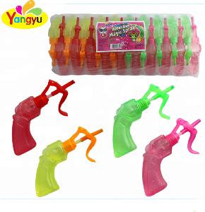 Child Halal cheap  fruit flavor  Gun Shape Spray Liquid Candy Sour Spray