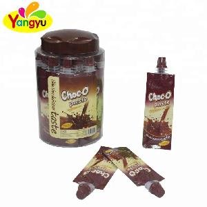 halal hot sales Liquid Choco Mix Chocolate Paste Candy  Chocolate Jam candy