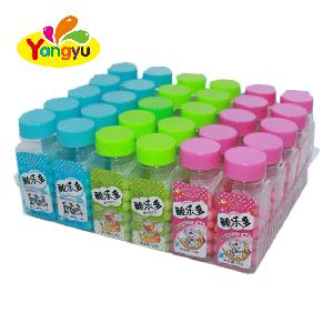 Bulk multi color mini japanese hard candy packing in bottle  fruity mini candy