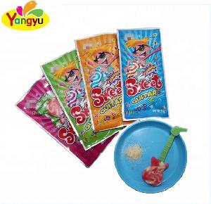 New design guitar shape whistle lollipop with popping candy