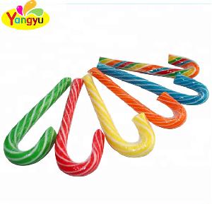 Halal Hot  sell rainbow stick many colors  Christmas   lollipop   hard candy